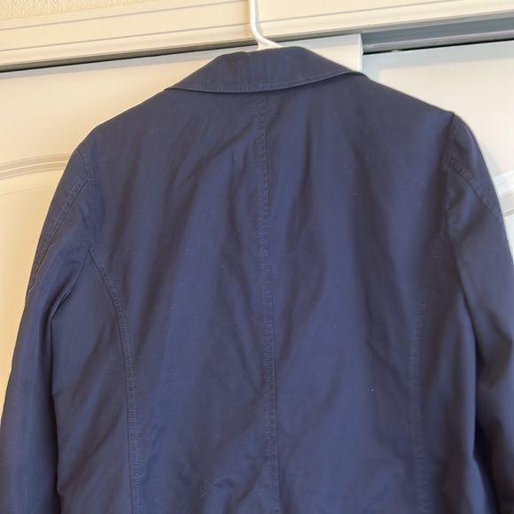 Women’s LL Bean Blue Blazer Jacket  - Size 12 - Picture 8 of 11